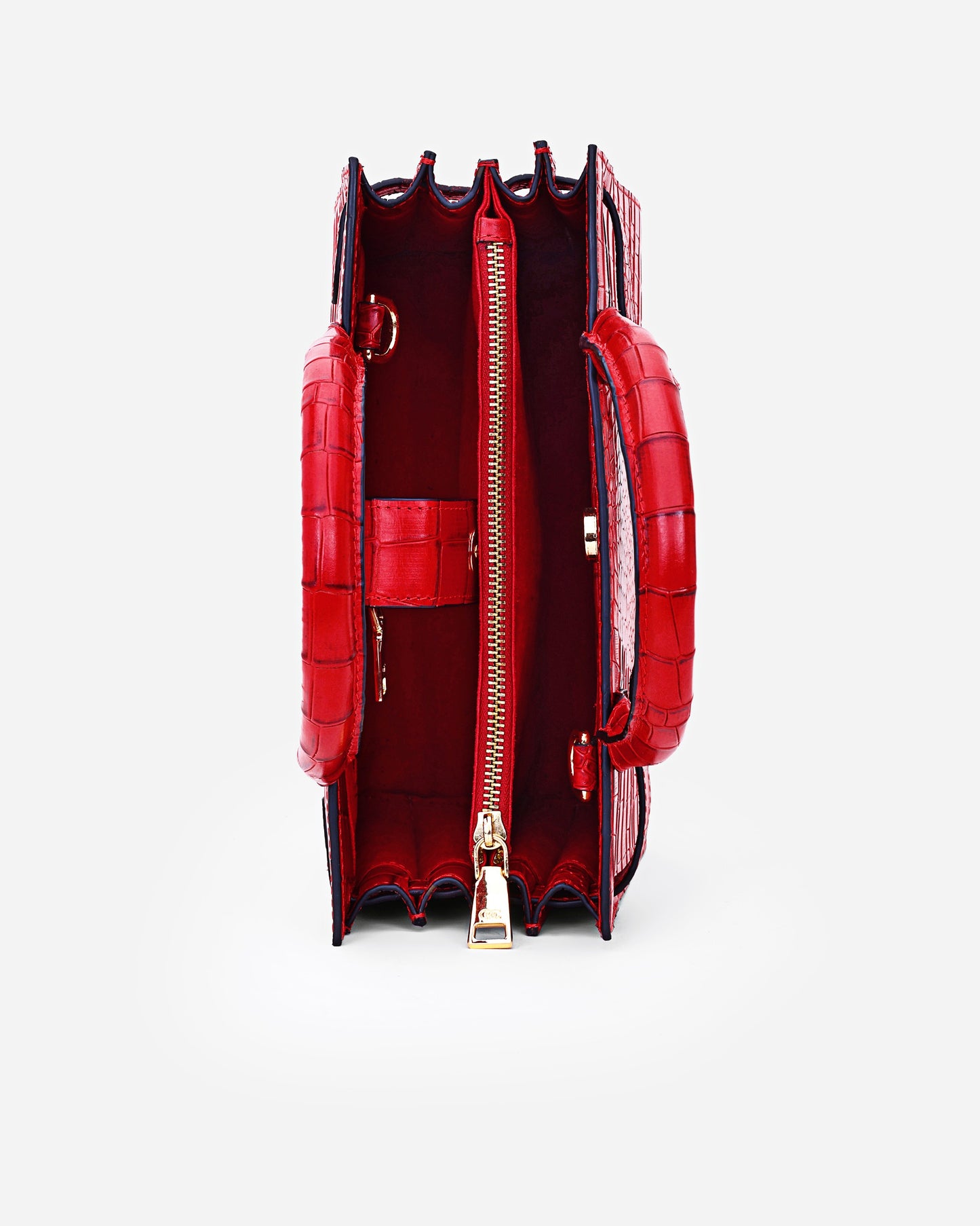 SEATTLE MINI RED CROC TOTE