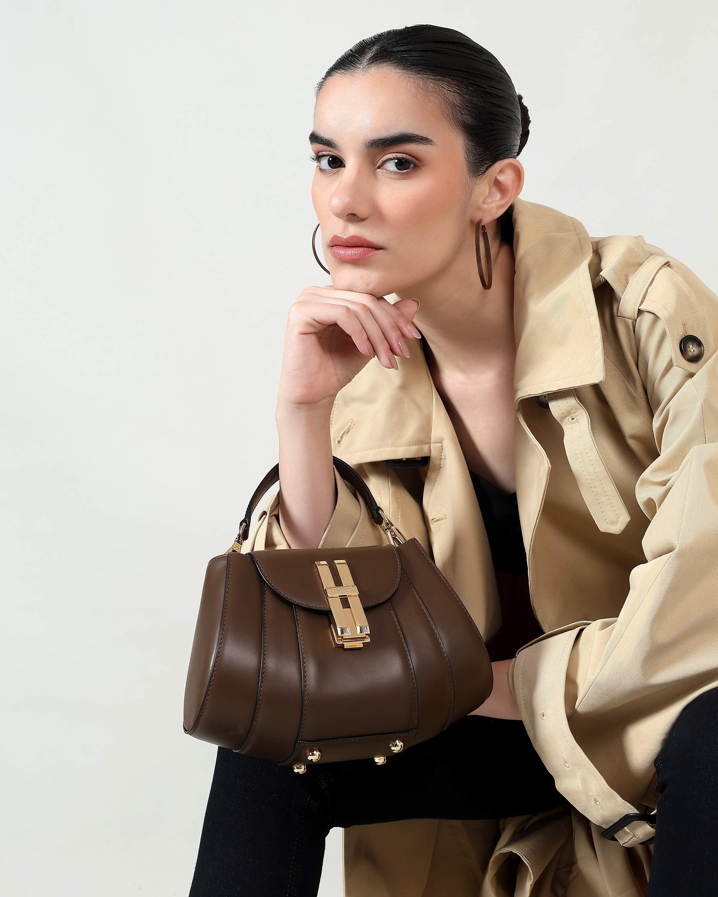 MICRO BRIOCHE TOP HANDLE BAG